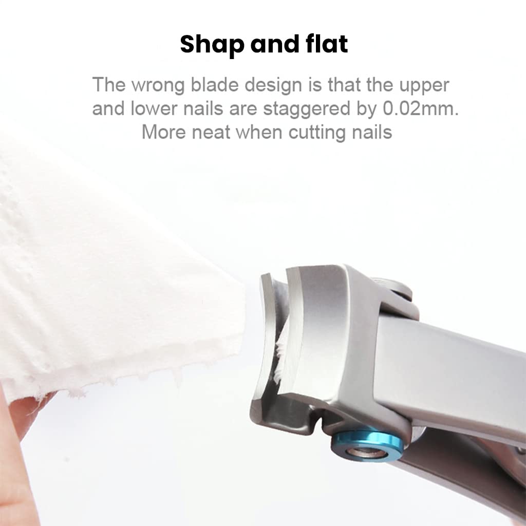 MAYCREATE Nail Clipper Cutter Nail Cutting Trimmer Toenail Fingernail Cutter Stainless Steel Toenail Clippers for Thick Nails MAYCREATE Nail Clipper Cutter Nail Cutting Trimmer Toenail Fingernail Cutter Stainless Steel Toenail Clippers for Thick Nails